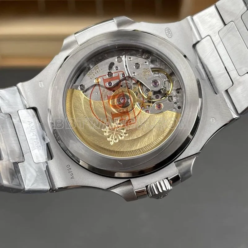 Patek Philippe collectible watch DDF factory Nautilusblue dial 41mm mechanical steel bracelet model 5811 wearing live photos