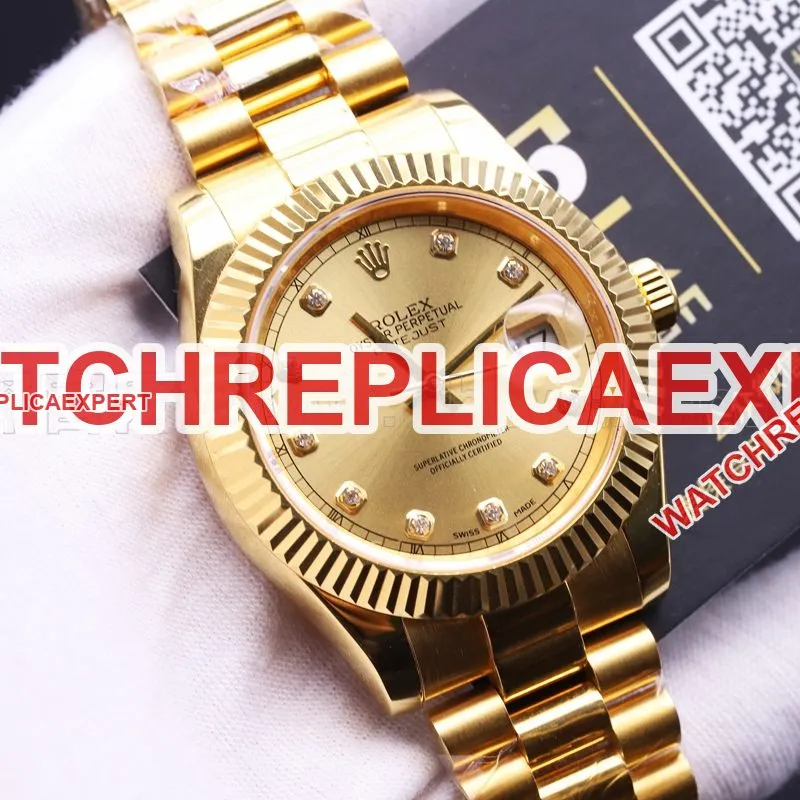 Rolex Datejust 41mm 24K Gold-Plated Steel