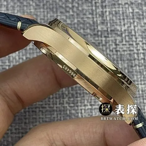 ZF FactoryIWC watch Portugal top-tier 1:1high-quality watch men's blue panda disc leather strap model pictures and prices side live photo