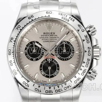 top-tier watch JF factory DaytonaRolex gray plate 4131 mechanical 40mm caseback live photo