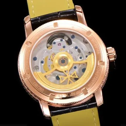 Manufacturer high-quality Vacheron Constantin heritage 89010 starry sky series carved shell true flywheel men's watch clasp picture