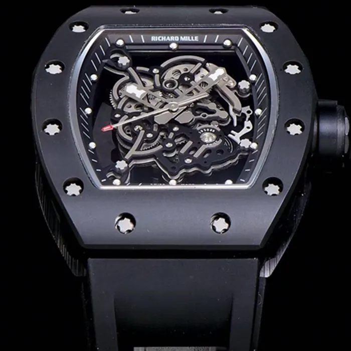 top-tier watch Richard Mille men's black dial V2