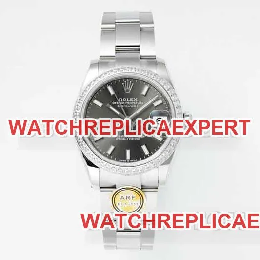 ARF FactoryRolex log 1:1super cloneblack dialdiamond bezel31mm three grid link 278289side live photo