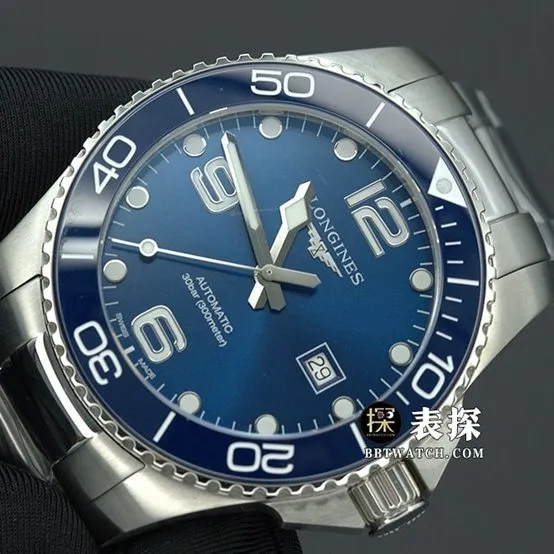 XF factory Concas Longines1:1replica watchlumeblue dialsteel bracelet model L3.782.4.96.6clasplive photos