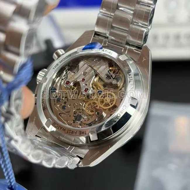 watch Speedmaster N1 factory Omegawhite dialsteel bracelet model side live photo