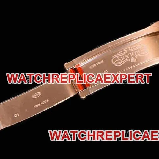 ES factory Rolex land type top-tier replicarose goldwhite dialdiamond bezel127285braceletlive photos