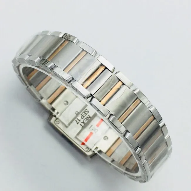 Side view of high-quality Cartier French tank women's quartz watch from a large manufacturer