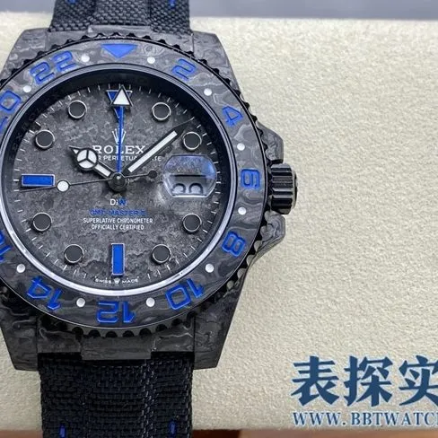 VSRolexGMT-Mastertop-tiersuper carbon fiber case is light to wear_how much_pictures_how is the workmanship clasp