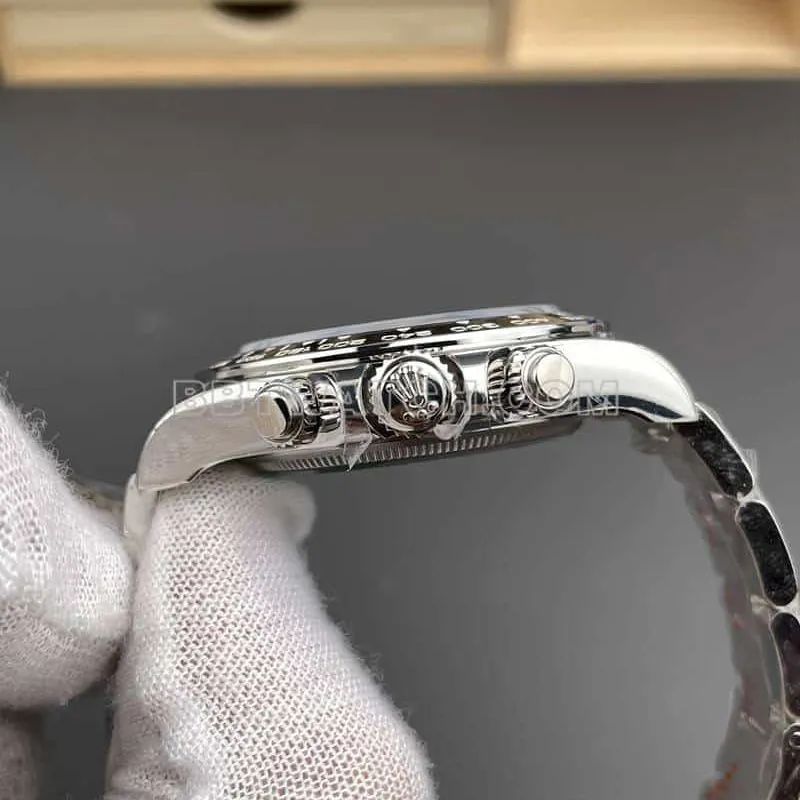 VSRolexDaytonatop-tier 1:1super clonewhite dial126500side live photo