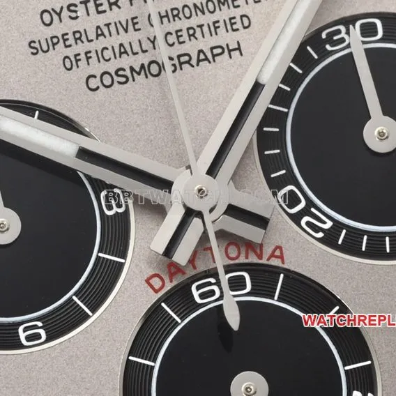 C factory RolexDaytona1:1top-tier replicawhite gold cement gray 4131steel bracelet bracelet live photos