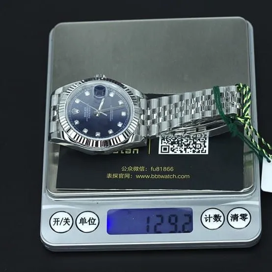 jvsRolex blue log watch back