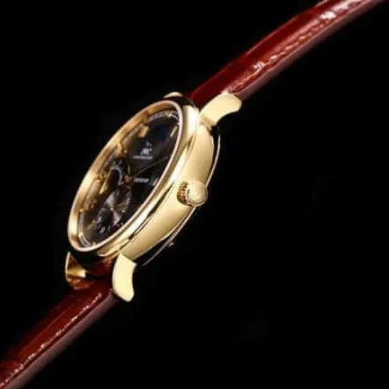 top-tier replicaTWAIWC Portofino series gray plate IW516409 see-through bottom watch detail shots
