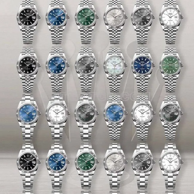 ERF factory date display type genuine and fake comparison evaluation Rolex gray plate top-tier table