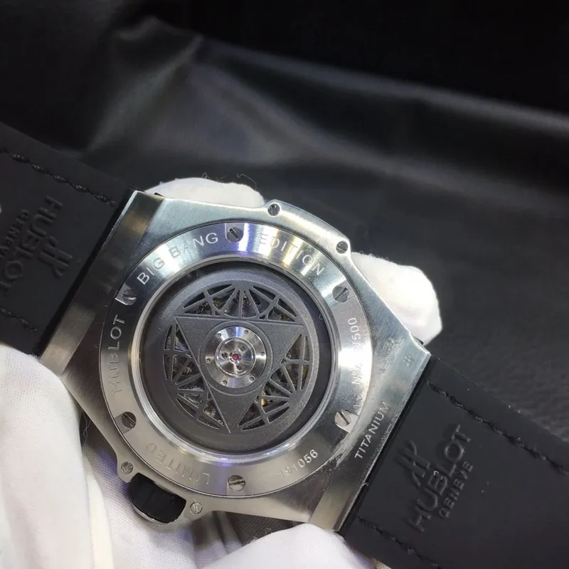 Hublot tattoo real gold south african real diamond mechanical watch white dialdetail shots