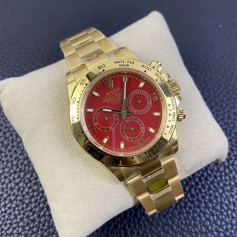 Rolexreplica watch Daytona4130movementBLKEN customized version red moon side view