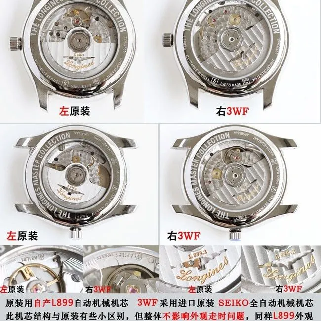 3WLongines famous craftsman series L2.909.4.78.3replica watch review dial and pointer comparison chart