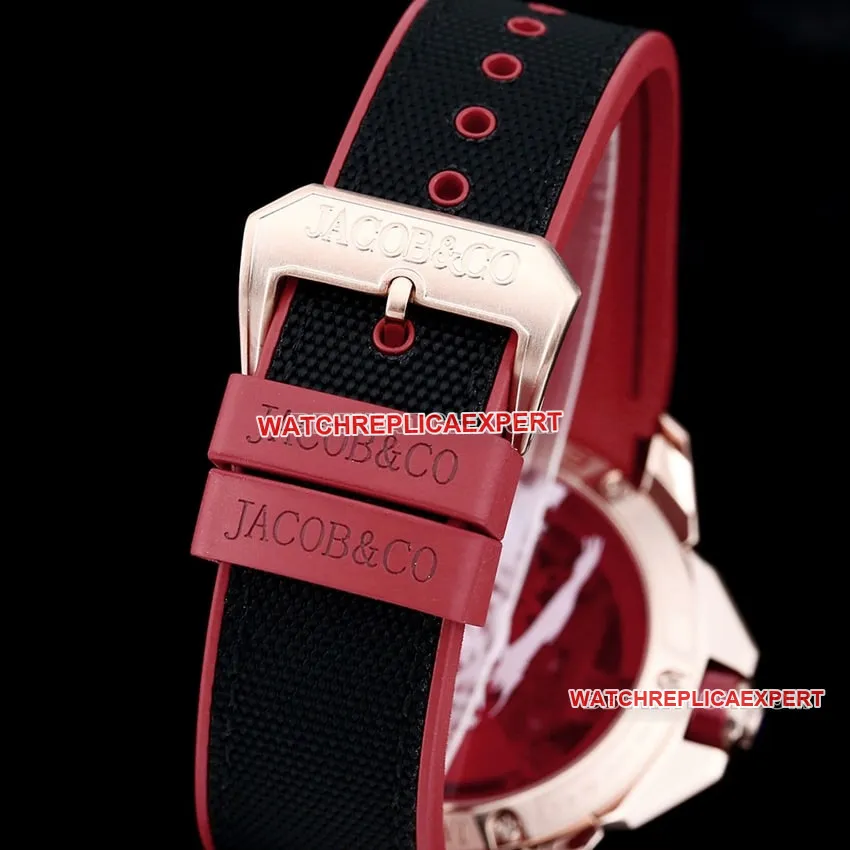 TW factory Czech Leopard top-tier replicaC Ronaldo CR7 jointly customized diamond bezel black and red caseback live photo