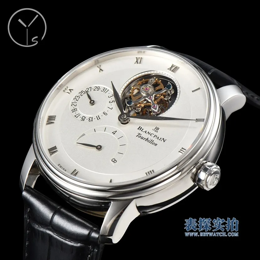 Big factory high-quality YSBlancpain upgraded version of the classic series tourbillon men's mechanical watch front