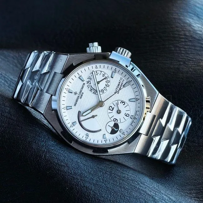 1:1replica watch KR factory Vacheron Constantin travels all over the world white dial47450front live photo