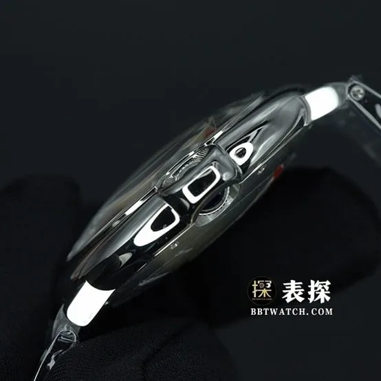 K3 factory Cartier blue balloon top-tier watch men's silver white dialsteel bracelet model pictures and prices side live photo