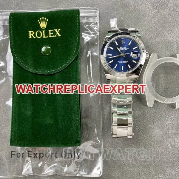 Rolex collectible watch ARF Factory log 41mm aperture blue dial3235steel bracelet bracelet live photos