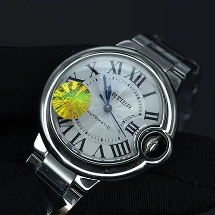 AF Cartier Blue Balloon Couples Timepiece