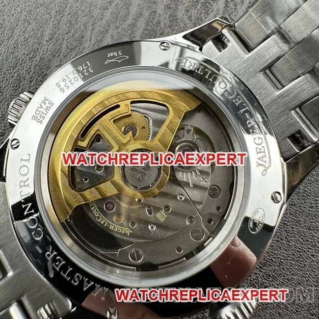 collectible watch Jaeger-LeCoultre9F factory master silver dial mechanical 1428421side live photo