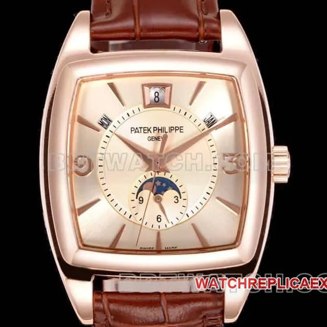 TW factory Patek Philippe complicated function timepiece 1:1top-tier silver white dialrose gold5135front live photo