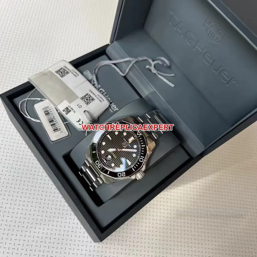 TAG Heuer Aquaracer top-tier 1:1high-quality replicablack dialsteel bracelet model WBP201A.BA0632braceletlive photos