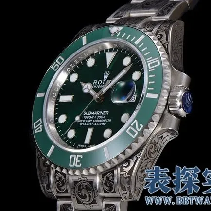 Rolex Submariner Hand-Engraved 904L