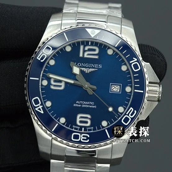 XF factory Concas Longines1:1replica watchlumeblue dialsteel bracelet model L3.782.4.96.6 weight live photos