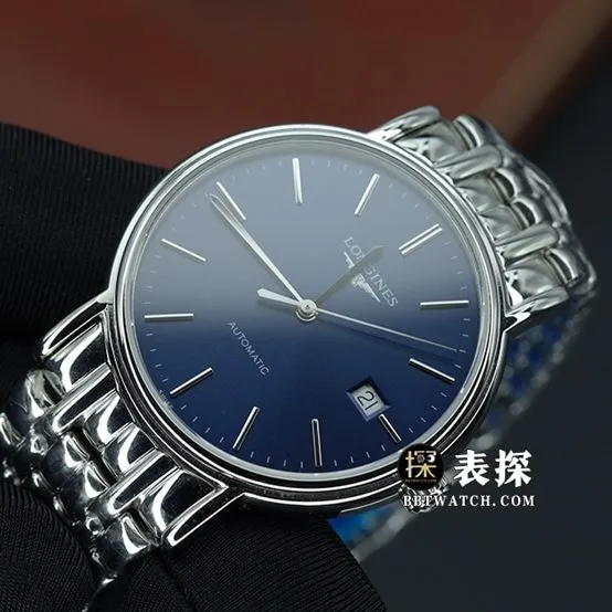 KY factory Longines magnificent top-tier watch men's blue dialsteel bracelet model pictures and price weight live photos
