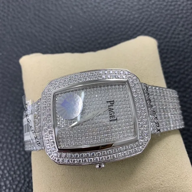 Top Piaget women's watch, white dial, steel band, Extraordinaire watch collection, full diamond starry sky watch clasp photo