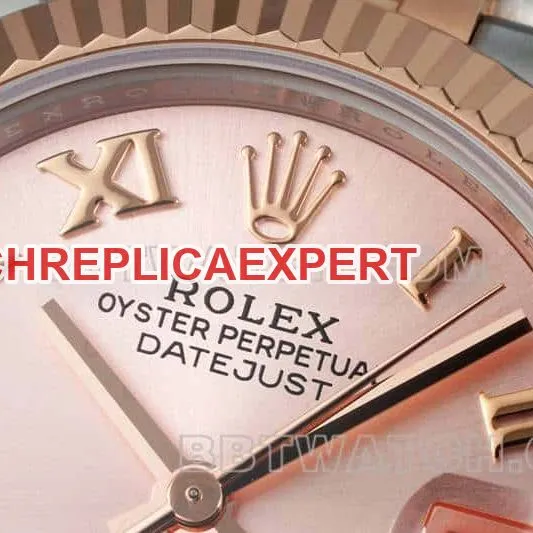 ARF FactoryRolex log 1:1top-tier replicarose gold plate 31mm gold five-lattice chain link 278271caseback live photo