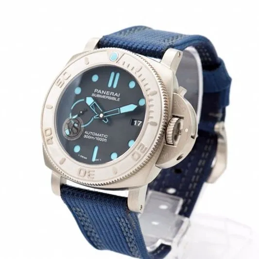 VS Factorytop-tier replicaPanerai new PAM985 diameter 47MM resin fiber cloth watch front view