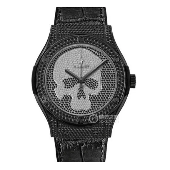 WWF Classic Fusion Hublot Watch Skull Plate Belt Model 542.ND.9100.LR.1700.SKULL Buckle Chart