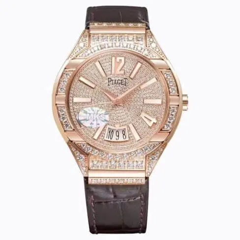 Big factory high-quality Piaget POLO series gypsophila 18Krose gold men's watch clasp picture