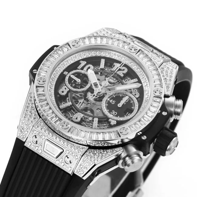 top-tierHublot watch BIG BANG Big Bang series silver watch clasp picture
