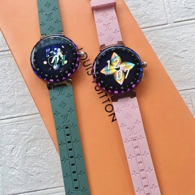 Factory LV 3rd Generation Silicone Men's Watch Front View