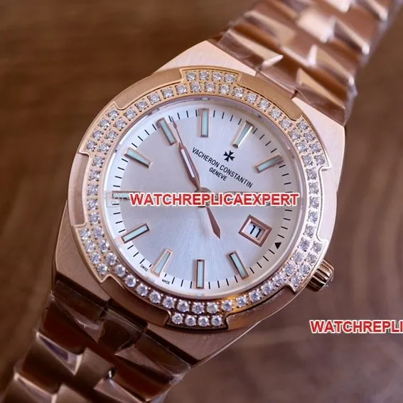 CC factory Vacheron Constantin top-tier replicasilver dial pink gold 1225Vclasp live photos
