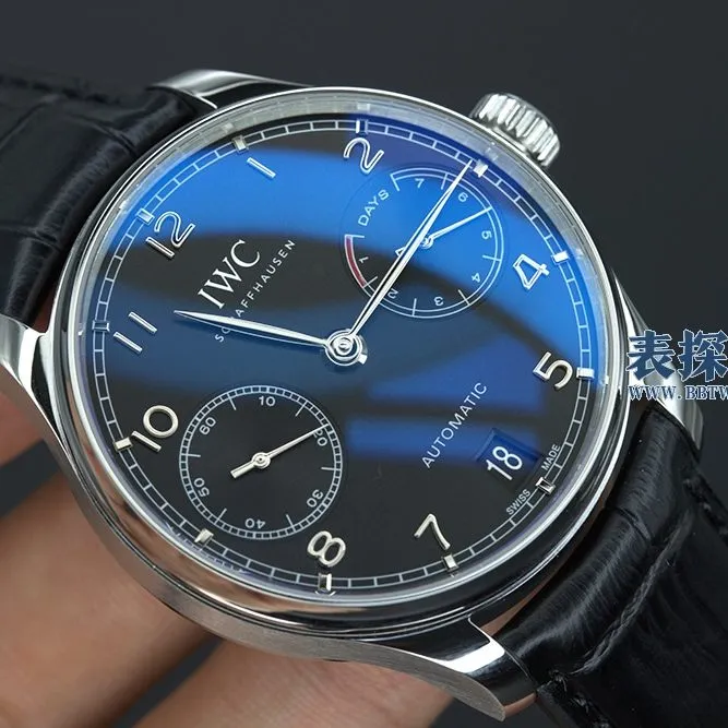 ZF FactoryIWC Portuguese 7replica watch high-end black dialcal51011movement