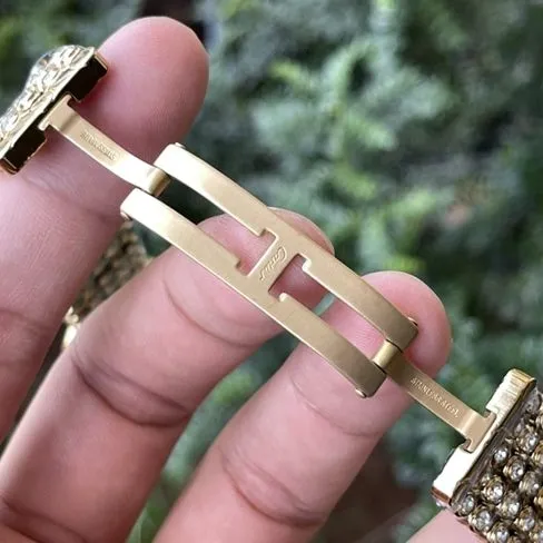 top-tier replicahigh-quality watch Cartier women's white dialsteel braceletBallon Blanc de Cartier series quartz watch clasp picture