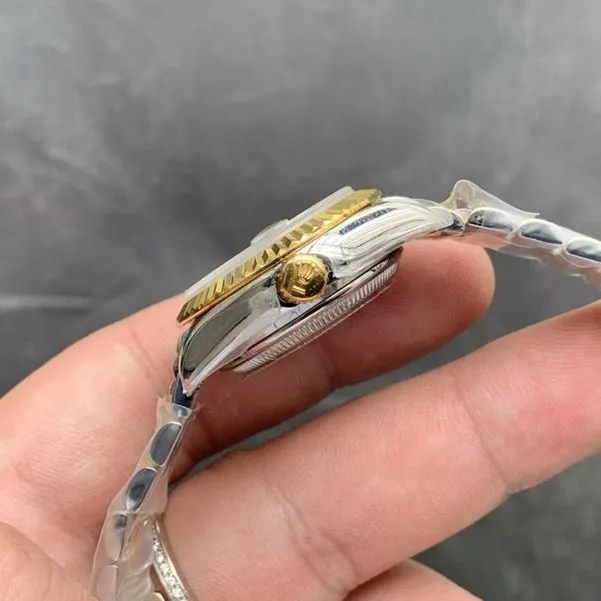 Rolexreplica watch gold Datejust 28mm women's watch side view