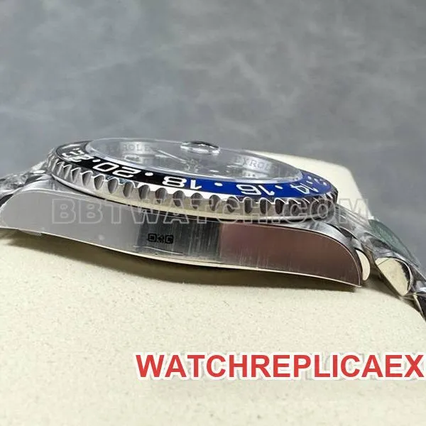 Rolex collectible watch ARF FactoryGMT-MasterGMTBatman bezel3285movementcaseback live photo