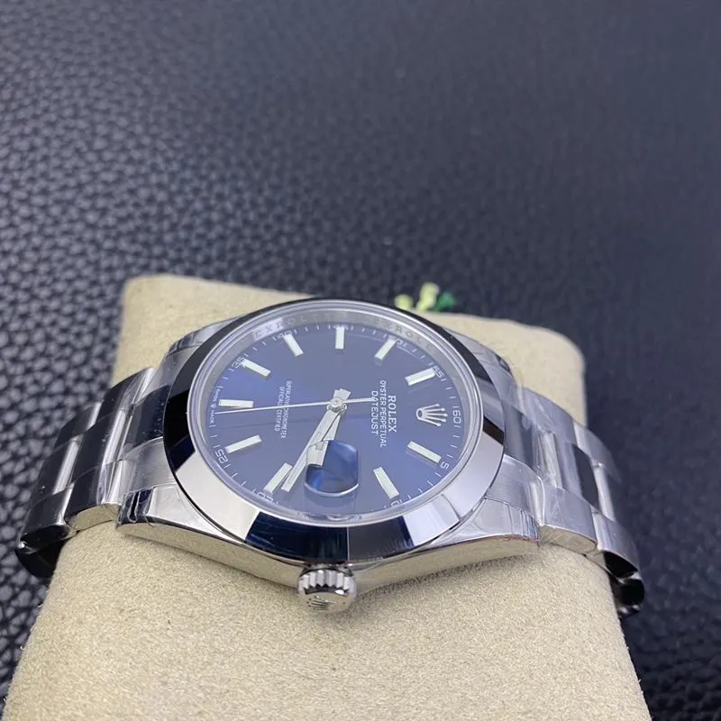 Rolextop-tiersuper watch aperture log series men's mechanical watch side view