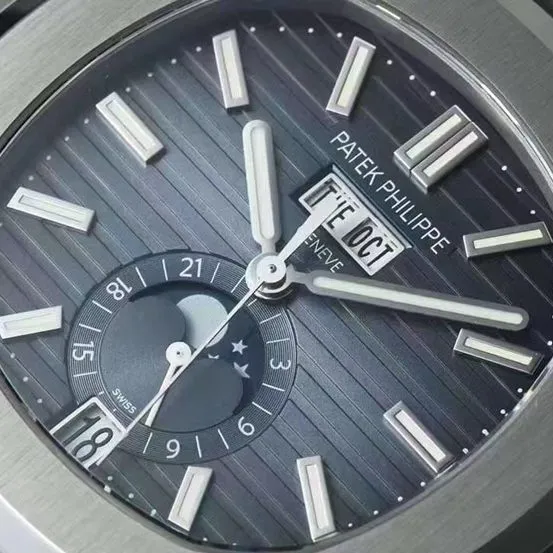 PPF FactoryPatek Philippetop-tier replicaNautilus5726moon phase annual calendar watch price and pictures