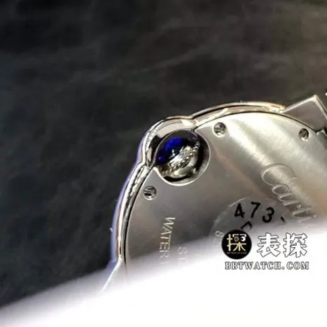 Cartier blue balloon top-tier watch women's white dial diamond steel bracelet model pictures and prices front live photo