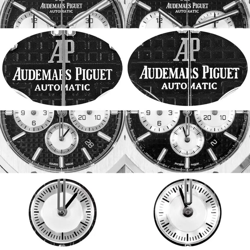 OM FactoryRoyal OakAudemars Piguet1:1replica watch 26331ST.OO.1220ST.02 comparison genuine review back comparison picture