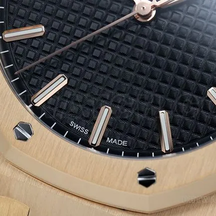 top-tier watch ZF FactoryRoyal OakAudemars Piguetblack dial15500side live photo