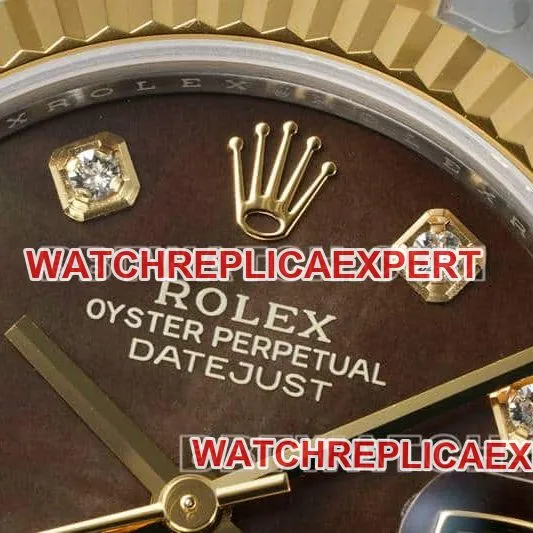 ARF FactoryRolex log top-tier black mother-of-pearl disc 31mm gold three-lattice chain link 278273side live photo